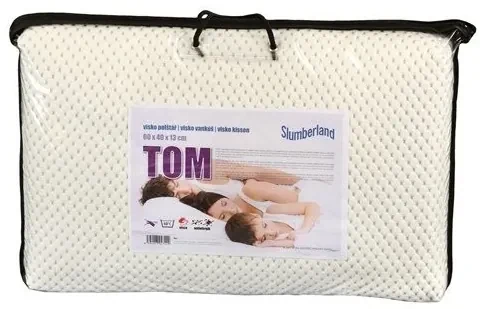 Tropico TOM - vankúš z visco-latexovej peny stredne tuhý, visco-latexová pena, snímateľný poťah