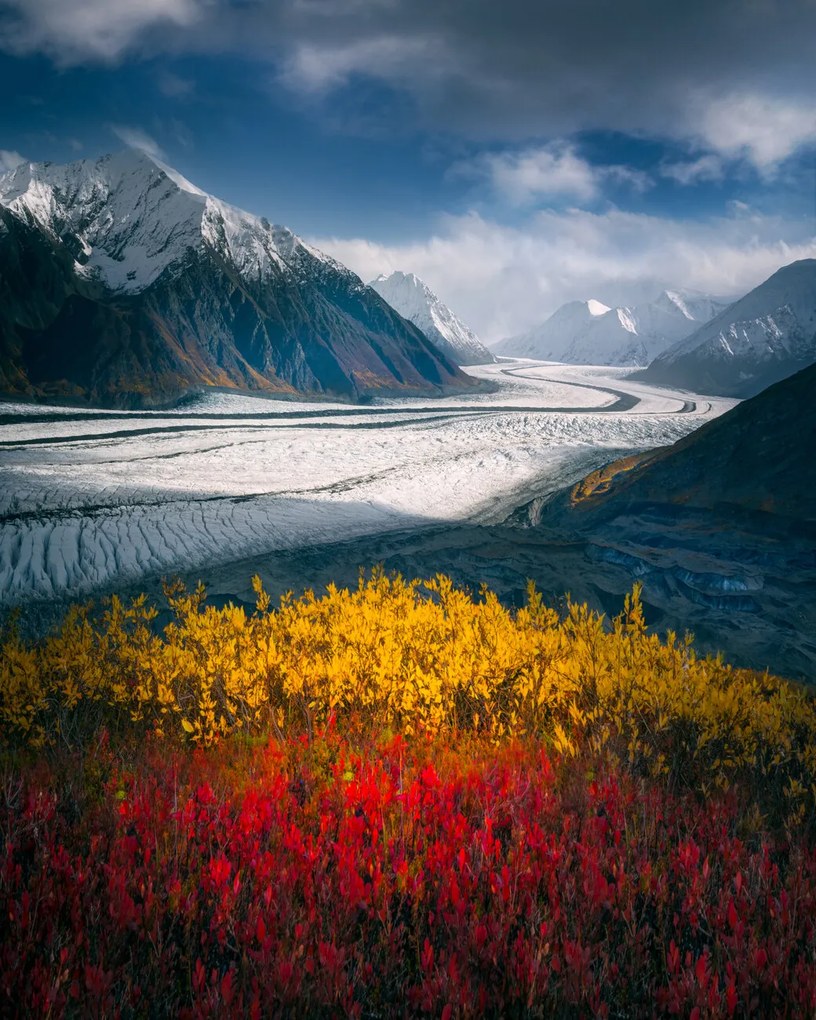 Umelecká fotografie AK Glacier, Siyu and Wei, (30 x 40 cm)