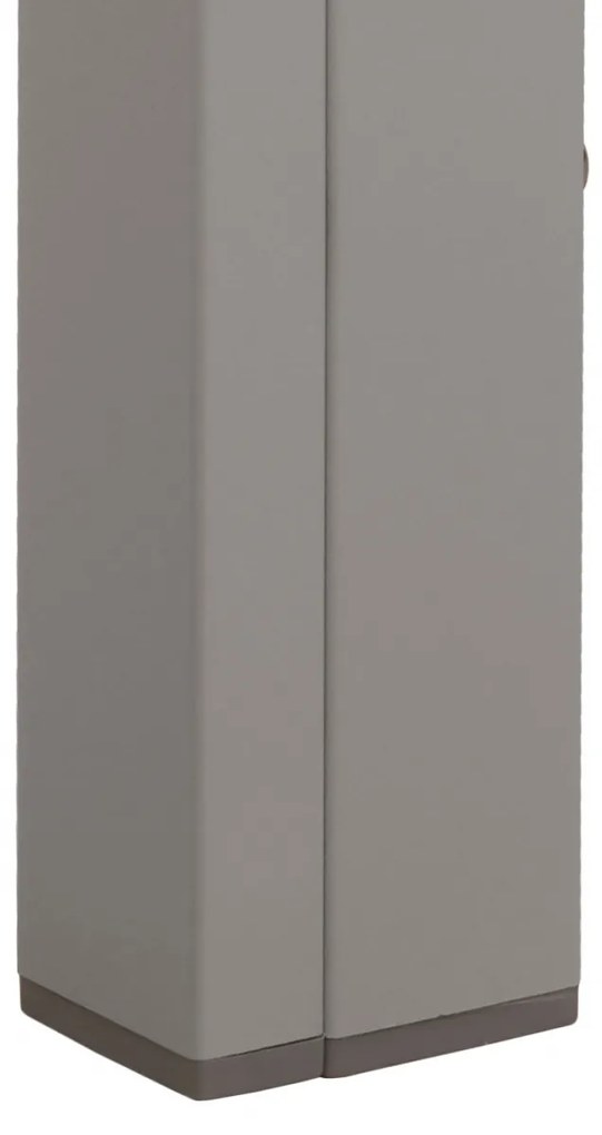 Záhradný stôl HWC-N40, hliník, 140x80cm - svetlo sivá