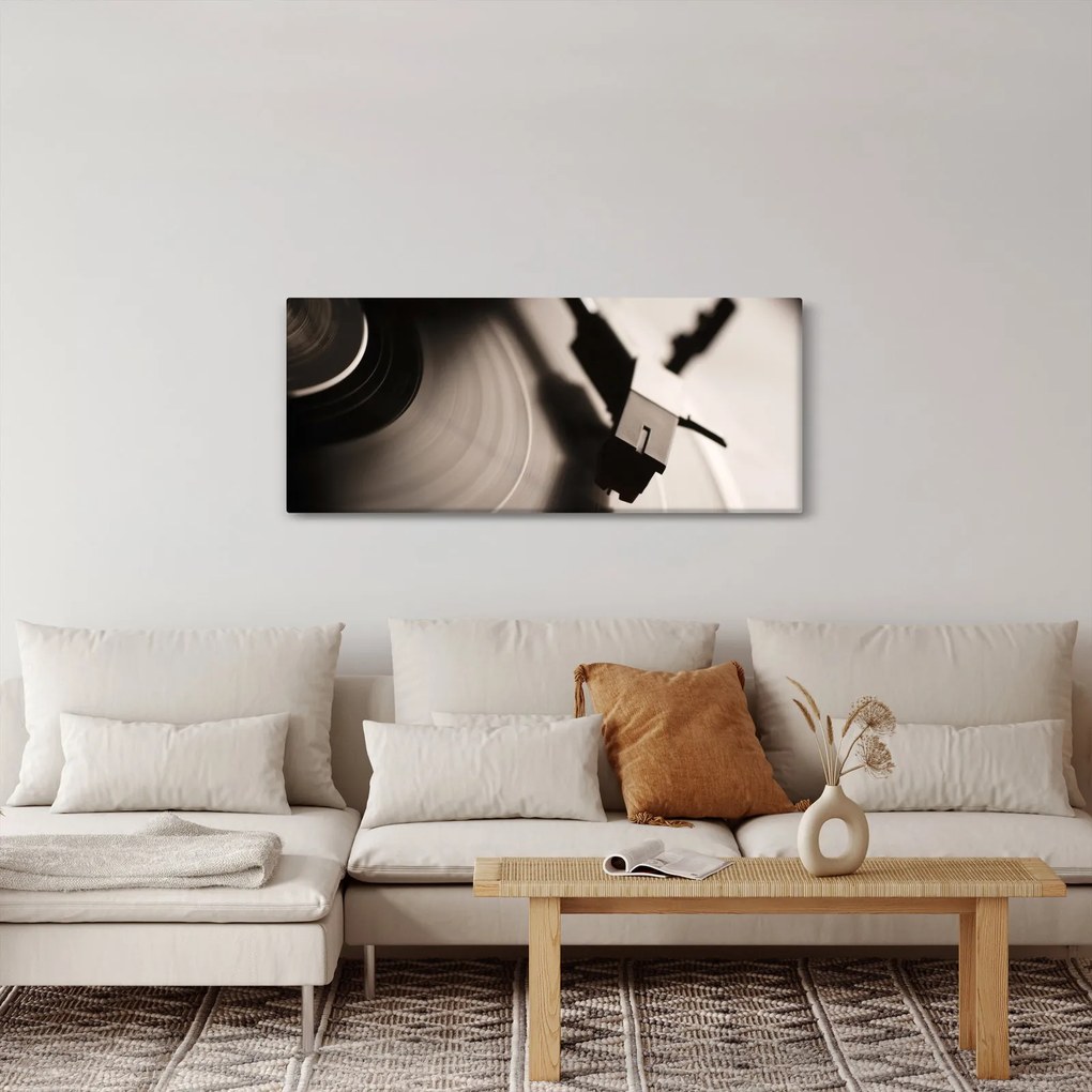 Obraz - Gramofónová doska (120x50 cm)
