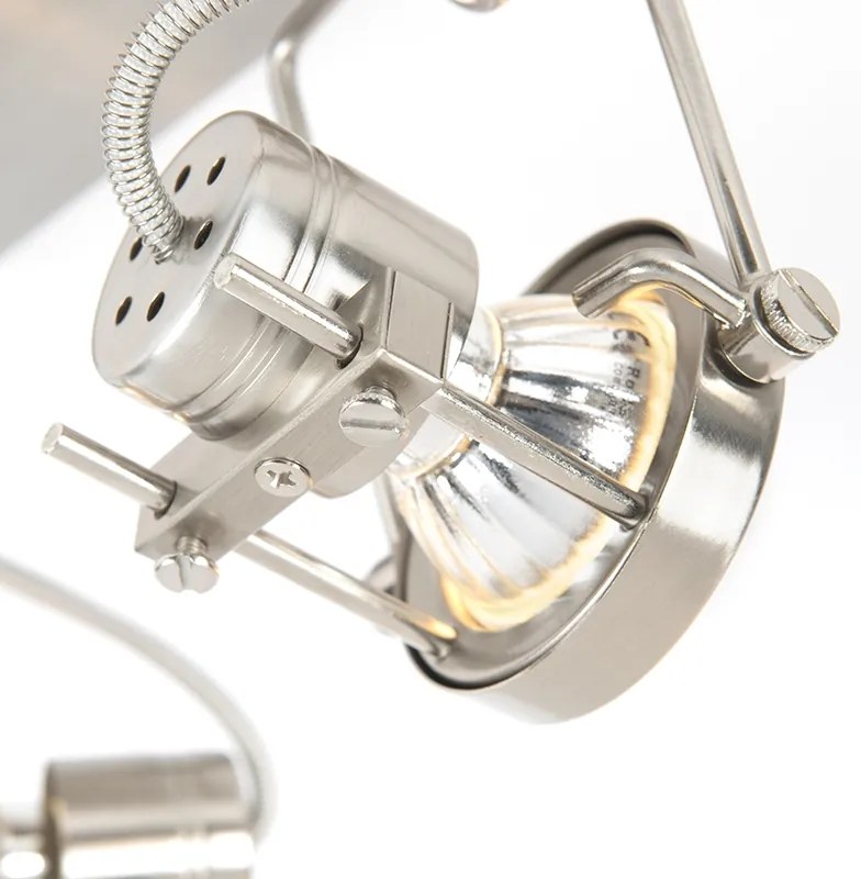 Priemyselné oceľové bodové svetlo 2-žiarovkové nastaviteľné - Suplux