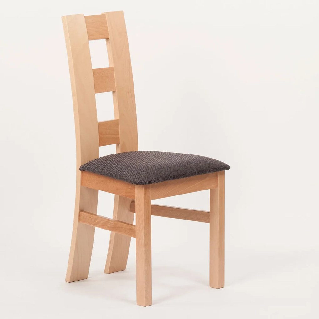 Stima jedálenská stolička VICTOR Vyberte odtieň ->: Čerešňa, Vyberte látku ->: BOSS antracite 12