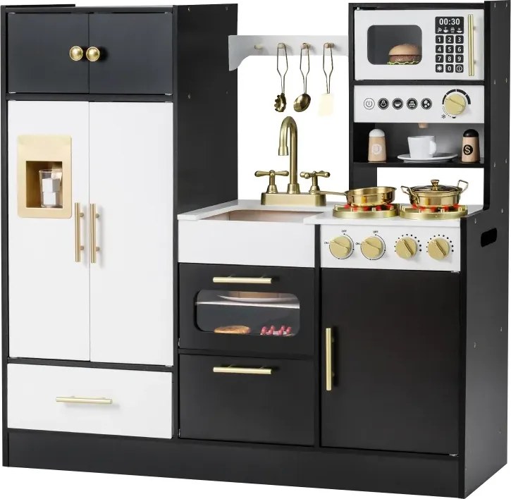 Detská kuchynka so svetlom a zvukom Detská kuchynka so sporákom, drezom a vodovodnou batériou Detská kuchynka Drevená kuchynka