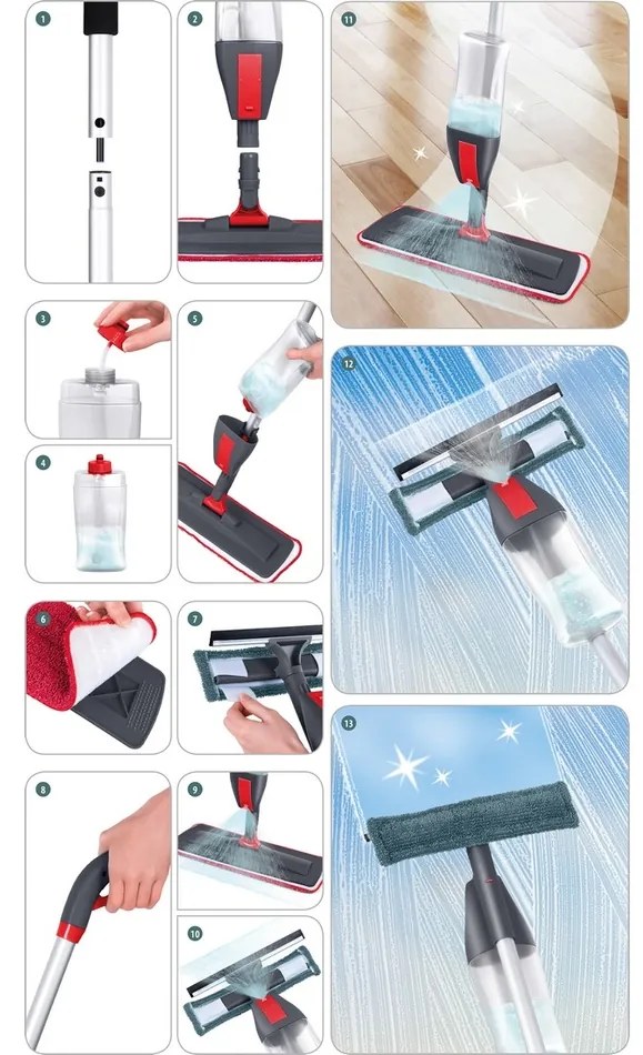 Lamart LT8027 mop set Spray, mop a stierka