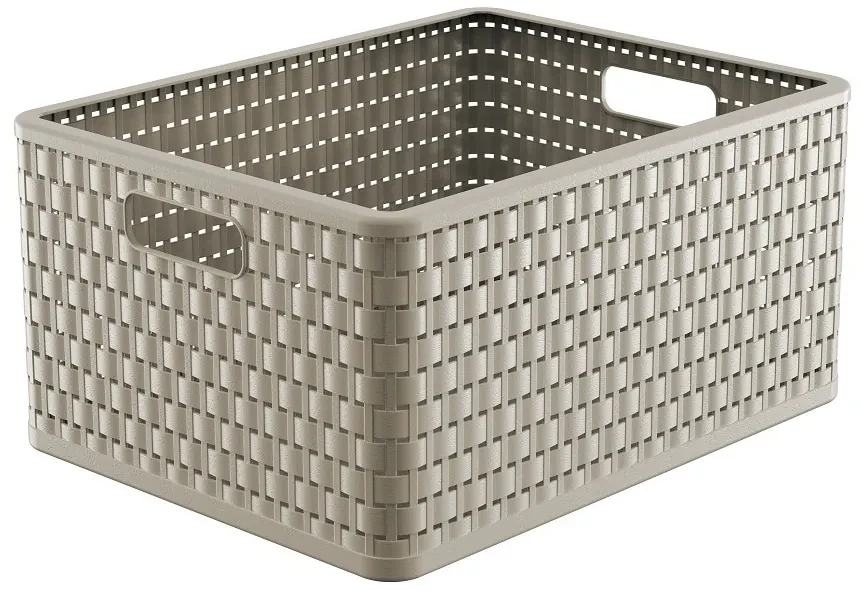 ROTHO úložný box COUNTRY 28L - cappuccino