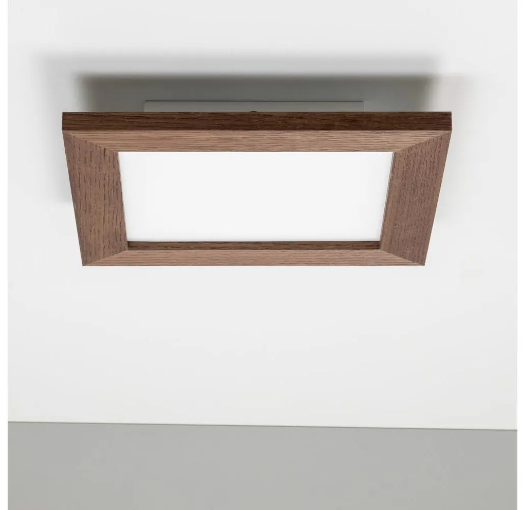 Eglo - LED Stmievateľný prisadený panel SALOBRENA 2 LED/16W/230V tmavohnedá