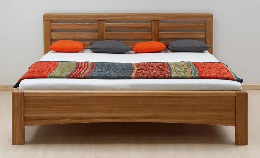 BMB VIOLA - masívna dubová posteľ 180 x 200 cm, dub masív