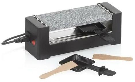 Kela Raclette/kameň Tomül granit black, pre 2 osoby, čierna, 33 x 11 x 11,5 cm