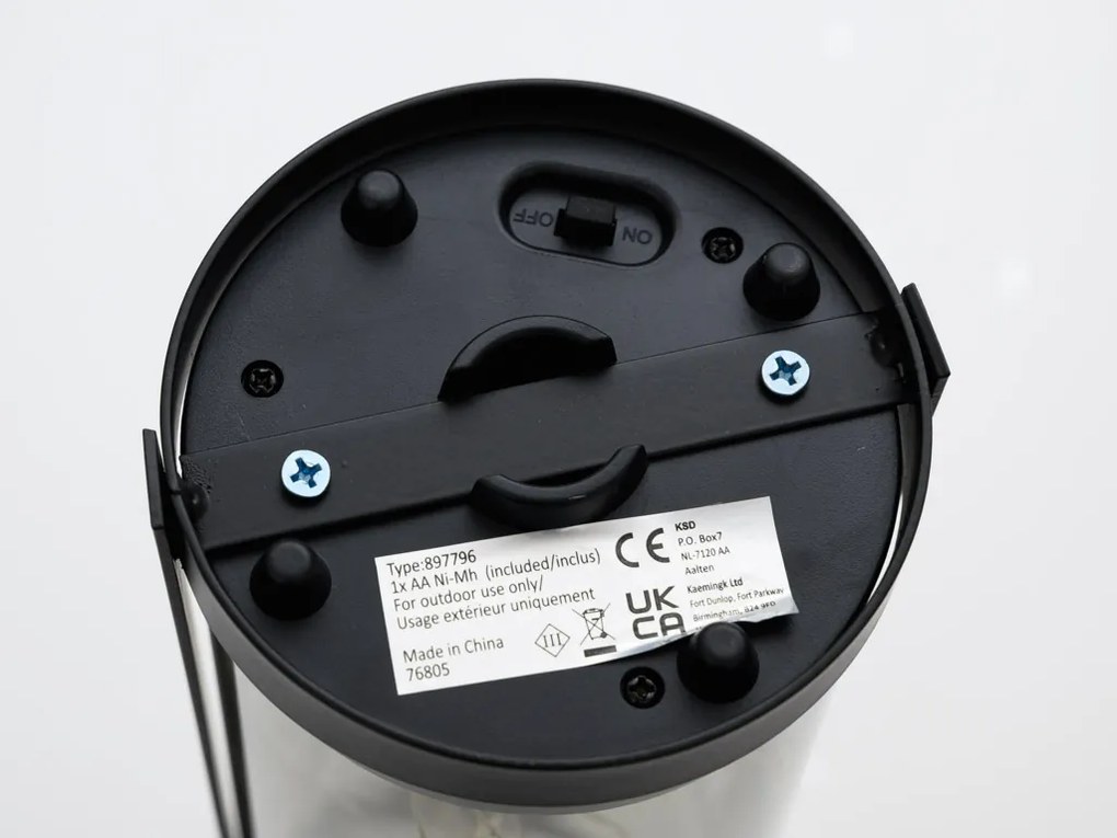 Solárna lampa LANTERN GREY 46 cm sivá