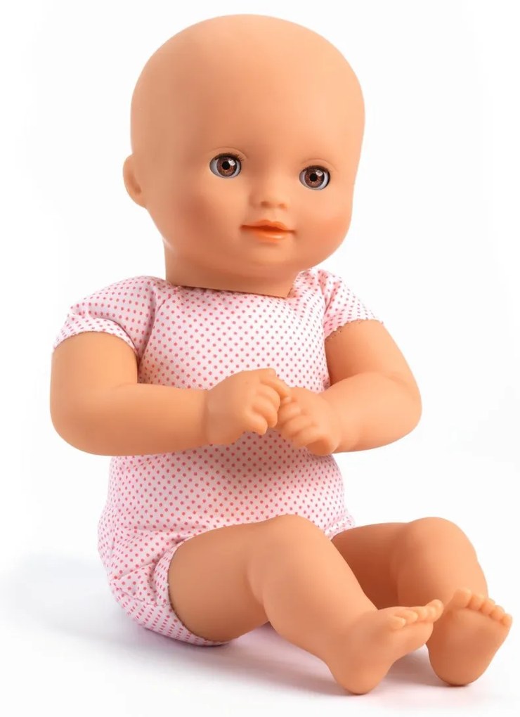 Baby Pomea - bábika Flora so štýlovým oblečkom Petit Pan