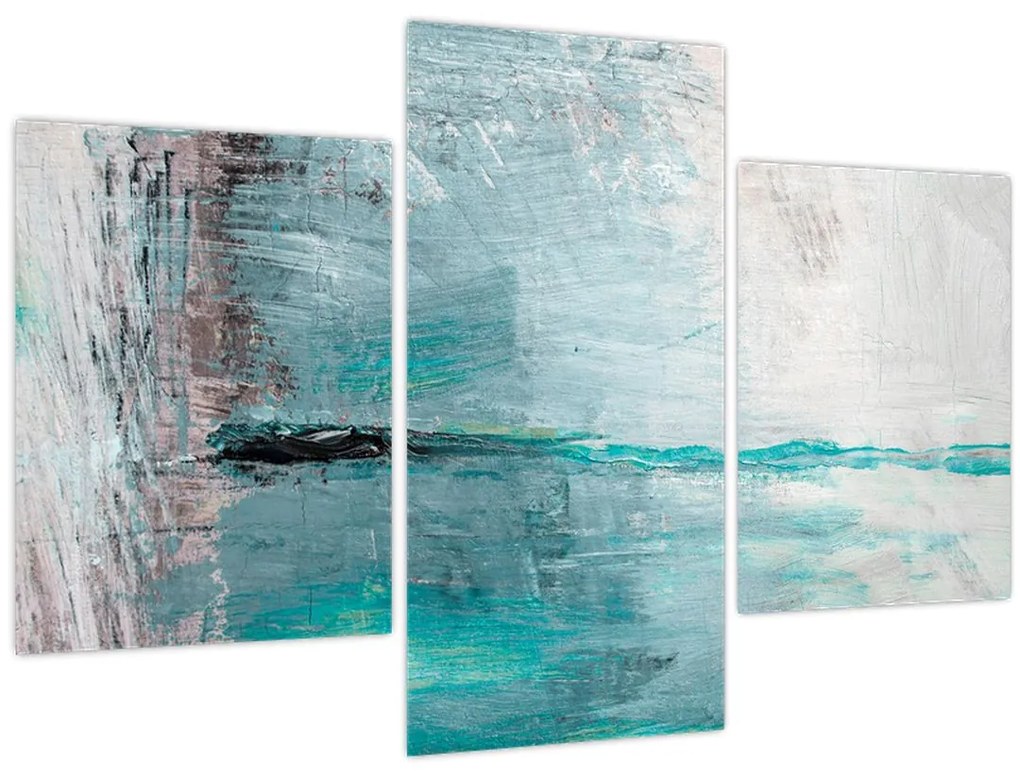 Obraz - Abstraktné olejomaľba (90x60 cm)