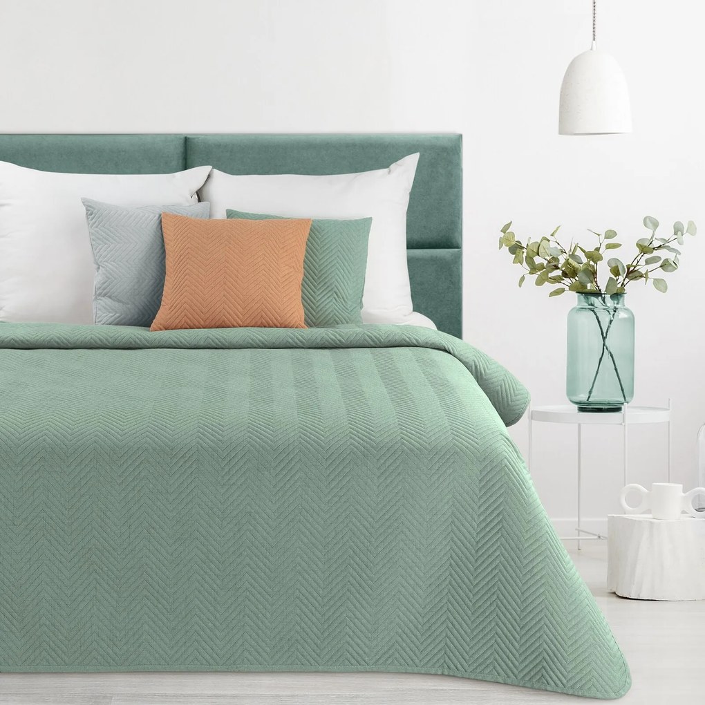 PREHOZ NA POSTEĽ LEN3 200X220 CM ZELENÝ