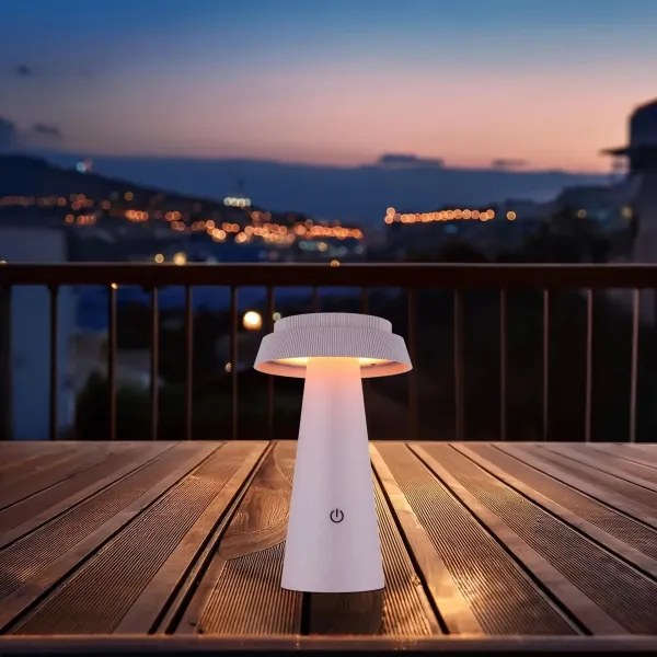 Globo 36624P - LED Stmievateľná solárna dotyková lampa LED/4W/3,7W IP54 ružová