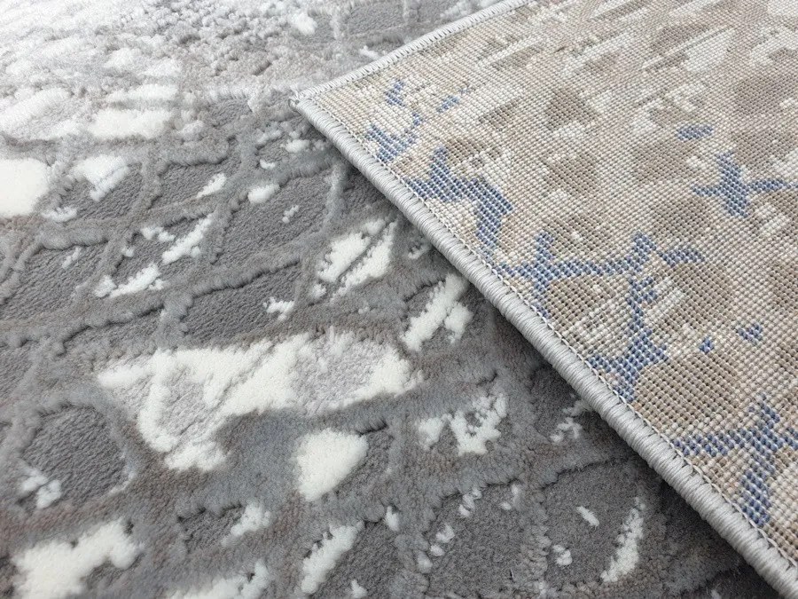 DC Koberec Texas 067 modrá sivá Rozmer: 120×170 cm