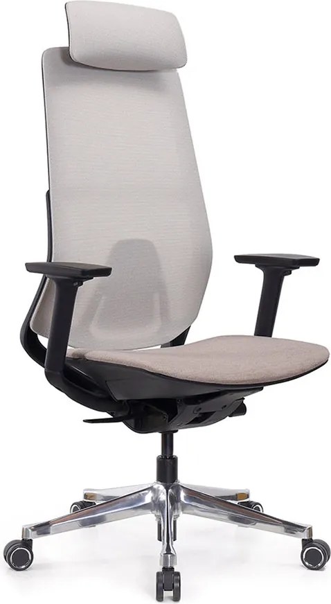 Ergonomická sieťovaná kancelárska stolička MOSH Airflow 406 – béžová