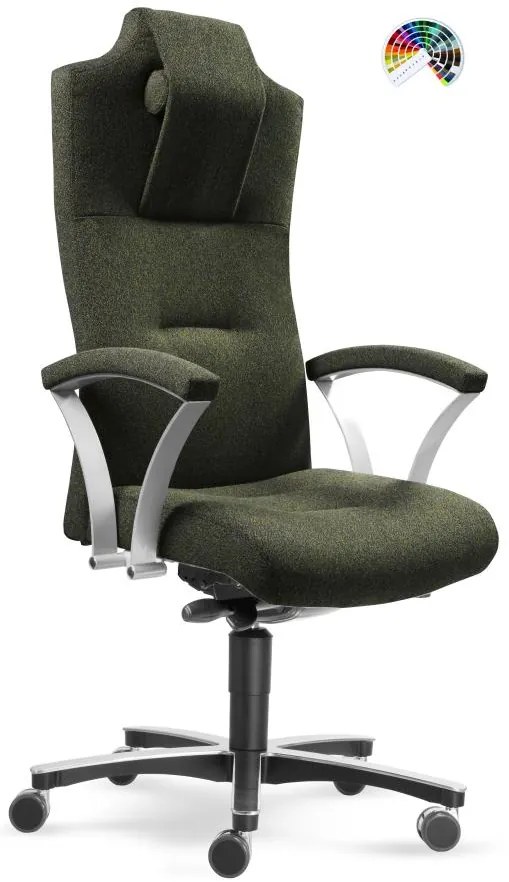 MAYER Kancelárske kreslo myCRONOS 2498 čalúnenie LIMA koženka