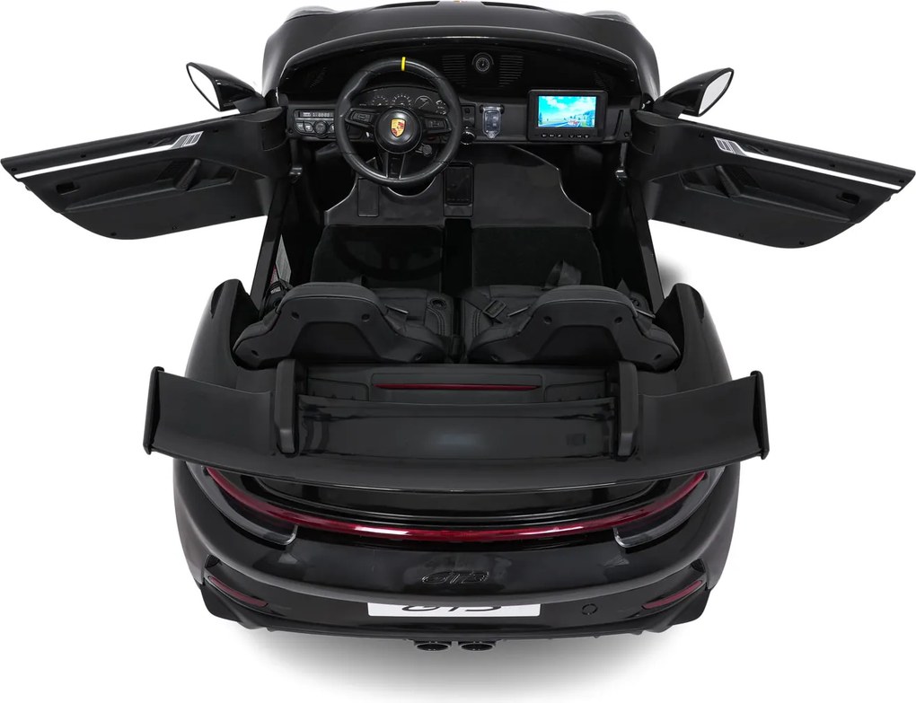 Ramiz Detské pretekárske auto Porsche 911 GT3 MP4 čierne