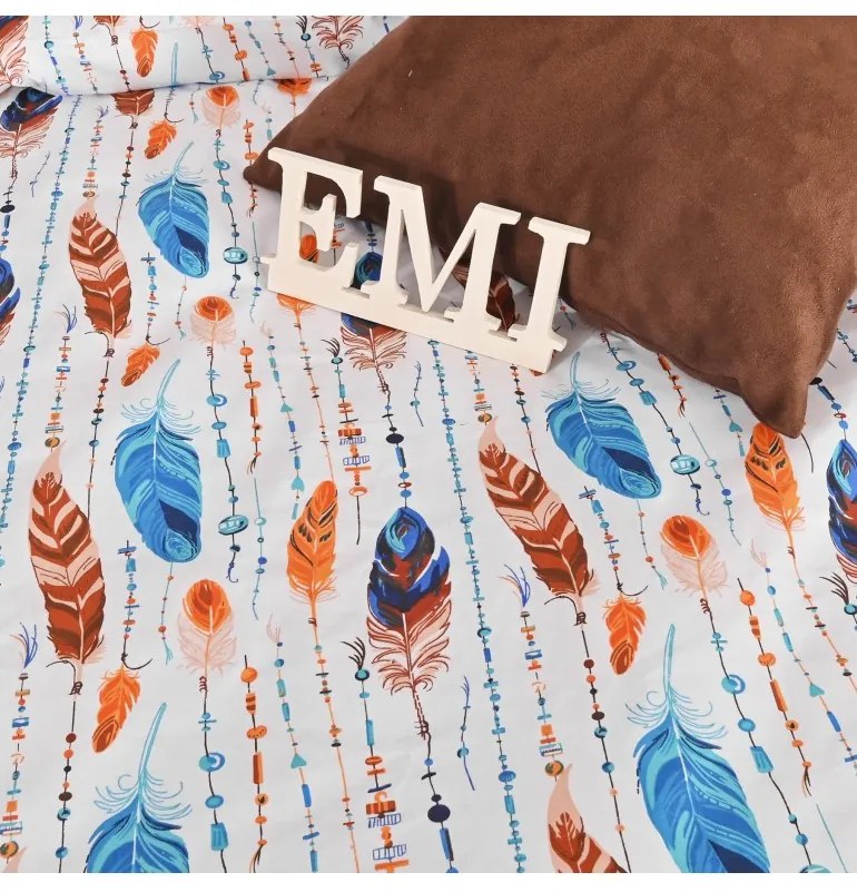 Obliečky bavlnené Indiana EMI, Štandardný set jednolôžko obsahuje 1x 140x200 + 1x 70x90