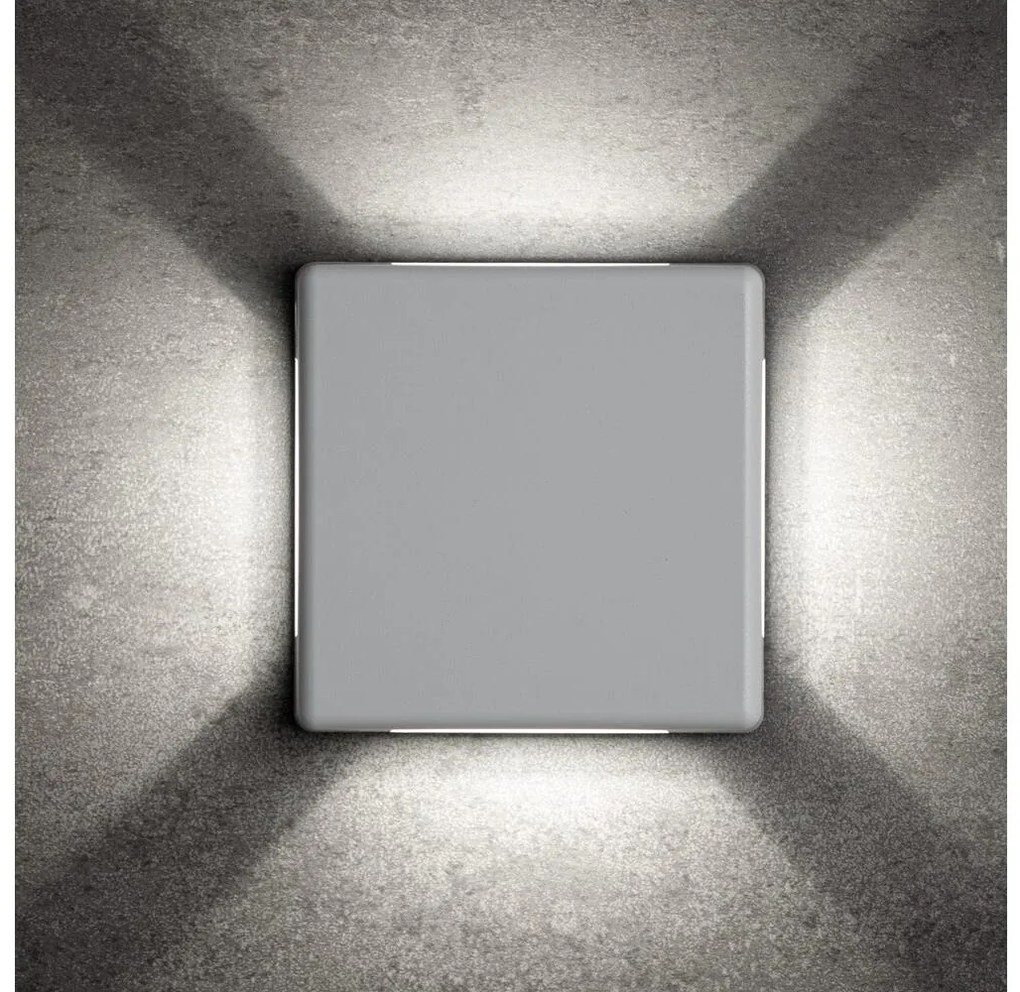 Kanlux 39180 - LED vonkajšie nástenné svietidlo REFAZI LED/6W/230V IP54 biela