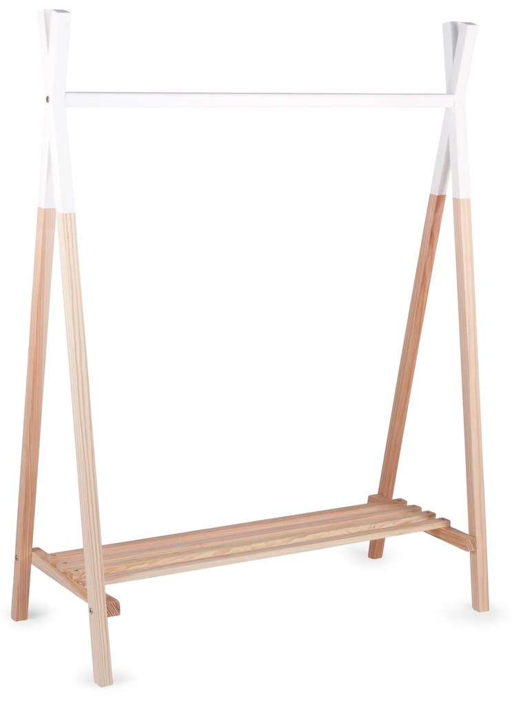 Stojan na oblečenie Tipi drevený