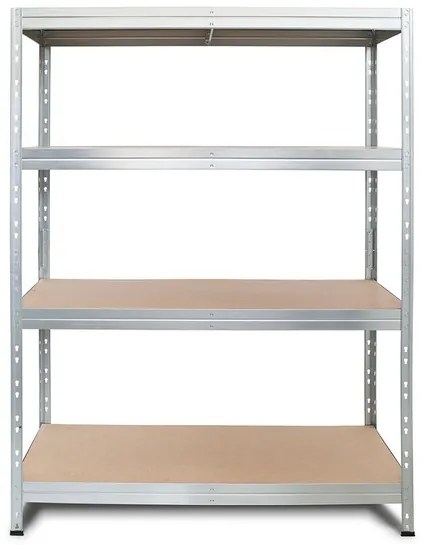 AR Shelving Regál s 4 policami Rivet, 180 x 120 x 45 cm, pozinkovaný (100275038)