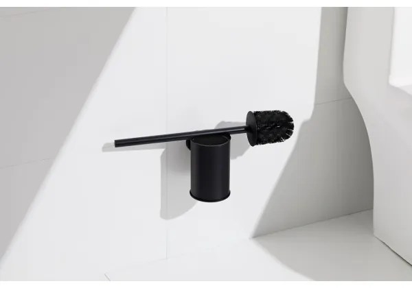 Aqualine - Nástenná WC štetka SAMBA čierna