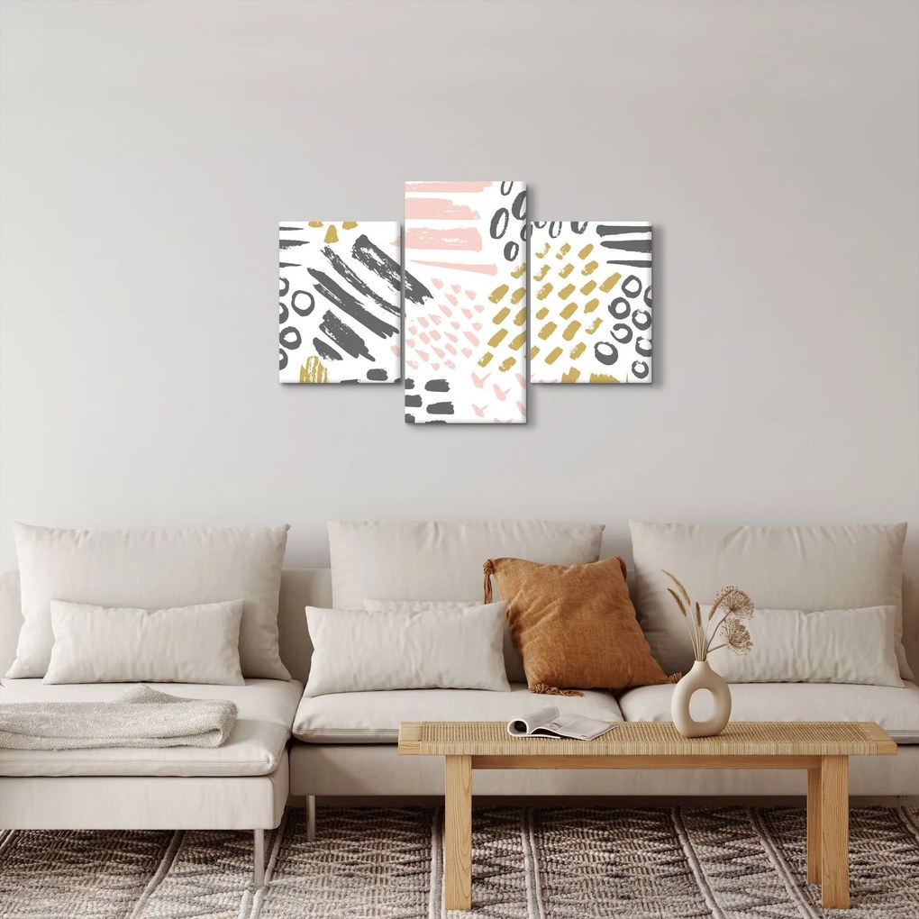 Obraz - Abstraktné ťahy (90x60 cm)