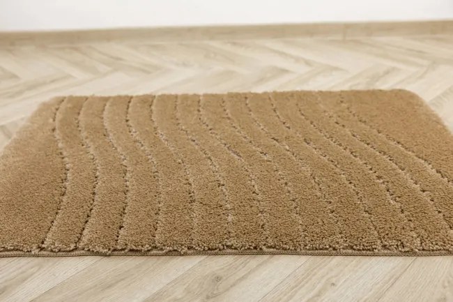 Kúpeľňový koberček Sara béžový, vlny