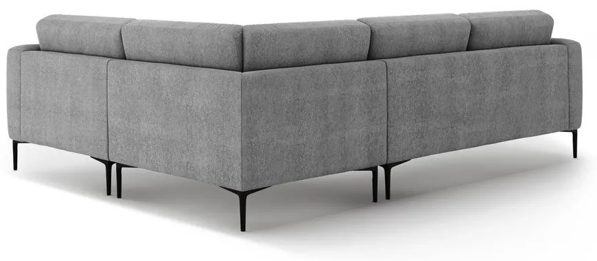 Sivá rohová pohovka (pravý roh/do L) Bemy – Micadoni