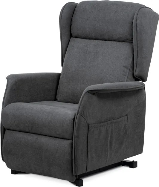 Polohovacie kreslo sivé, elektrické TV-1190 GREY2