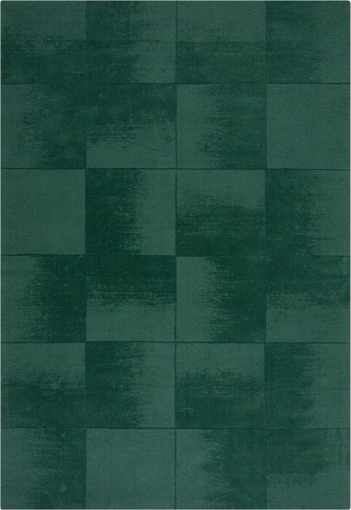 Kusový koberec Demi Check Ombre Green, 120x170, zelená, obývacia izba, Flair Rugs