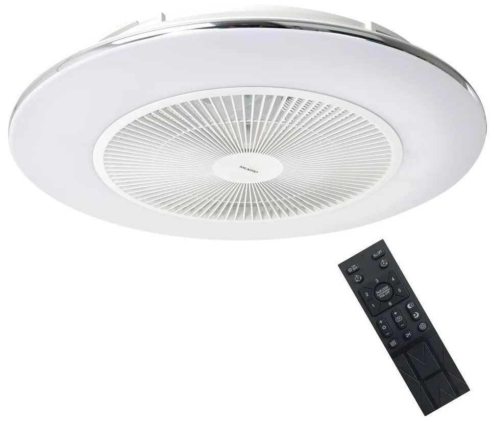 Brilagi - LED Stmievateľné svietidlo s ventilátorom AURA LED/38W/230V biela + DO