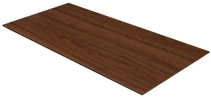 Fistar Regál 1800x900x400 mm, lakovaný 5-policový, nosnosť 875 kg - ČIERNA-ORECHOVÁ