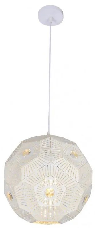 Luster na lanku EUPHORIA 1xE27/40W/230V biela