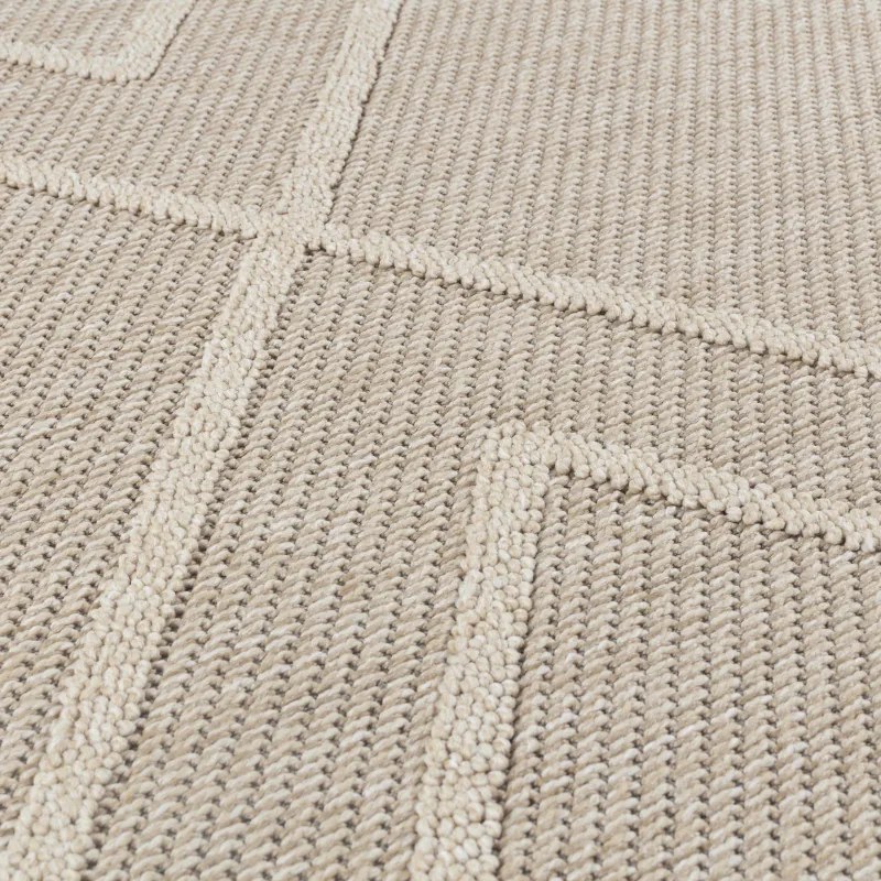 Kusový koberec Patara 4954 Beige – na von aj na doma, 200x290, béžová, chodba / predsieň, Ayyildiz