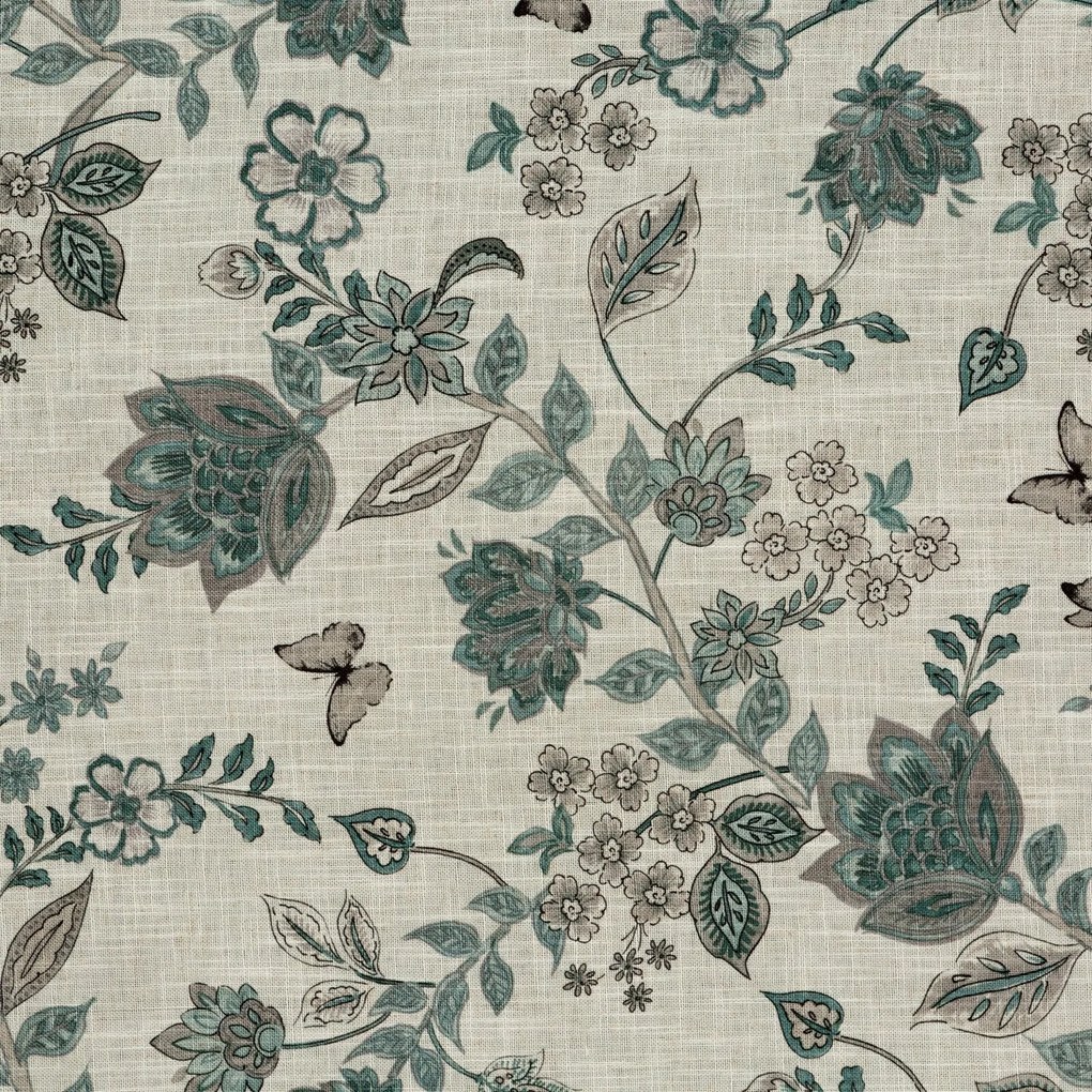 ZÁVES NA KRÚŽKOCH TALI 140X250 CM VZOROVANÁ