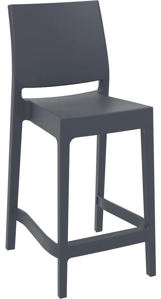 MAYA BAR 65 záhradná barová stolička olive green