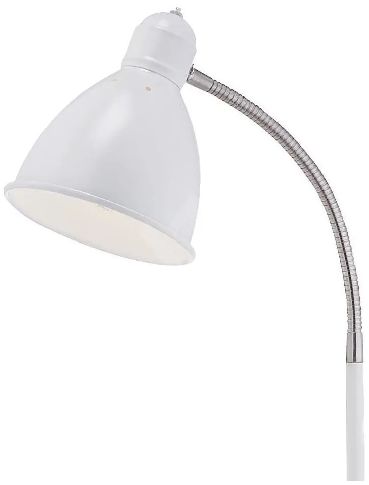 Biela voľne stojacia lampa Markslöjd Nitta