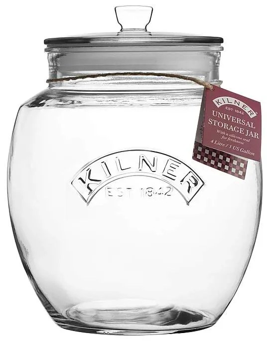 Kilner dóza s viečkom oblá 4 l