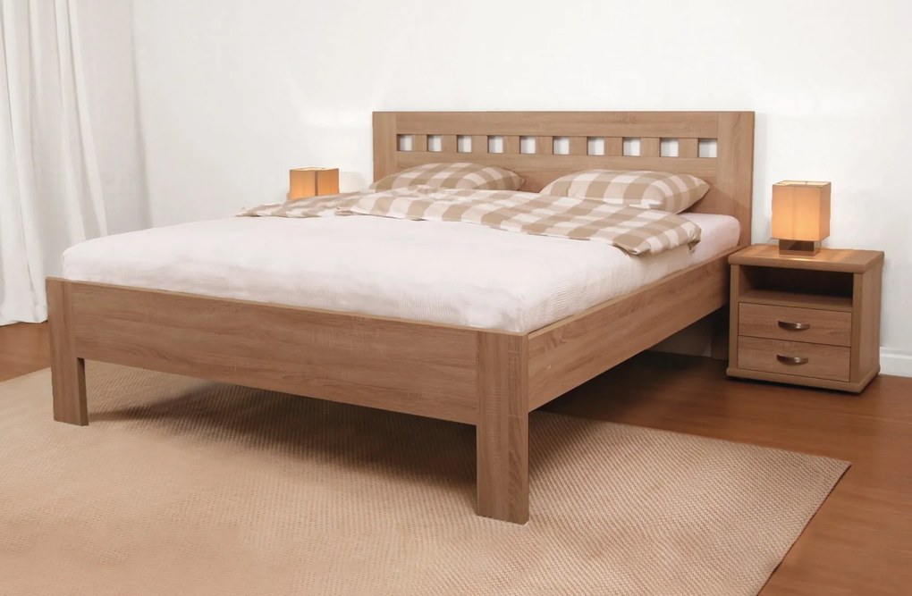 BMB ELLA MOSAIC - kvalitná lamino posteľ 120 x 200 cm, lamino