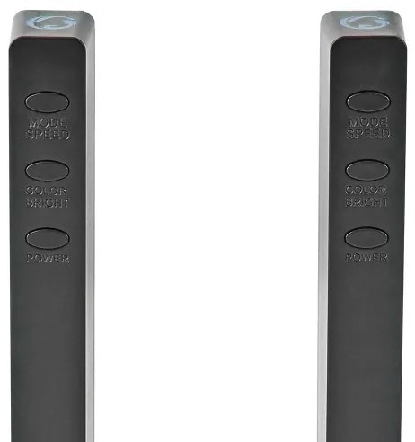 SADA 2x Nedis GALDP110BK - LED RGB Nabíjacia stolná lampa LED/250 mAh