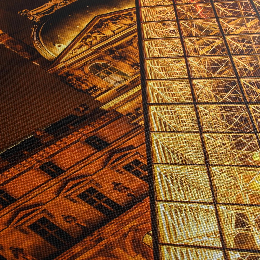 Obraz Louvre v Paríži (120x50 cm)