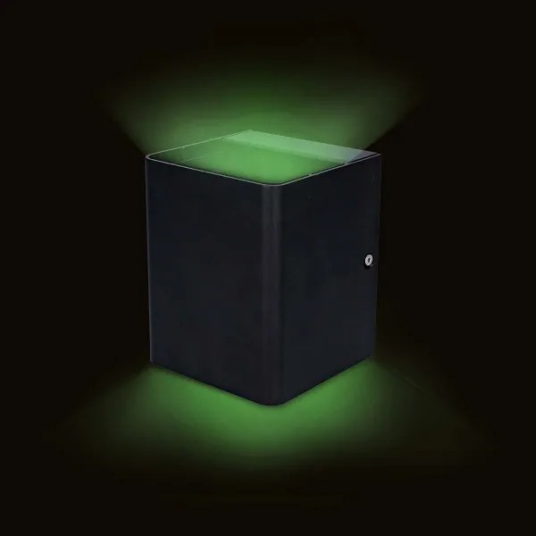 Nedis ZBLOW10RGBW - LED RGBW stmievateľné vonkajšie svietidlo LED/12W/230V IP65 Wi-Fi Tuya čierne