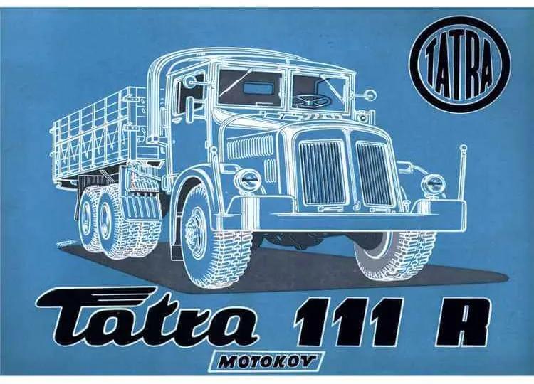 Ceduľa Tatra 111 R Motokov