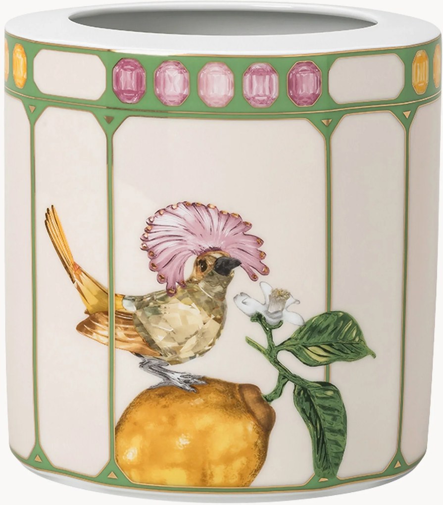 Porcelánová váza Swarovski Idyllia, V 17 cm