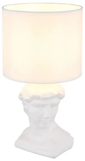 Globo 21732W - Stolná lampa HERMES 1xE14/40W/230V biela