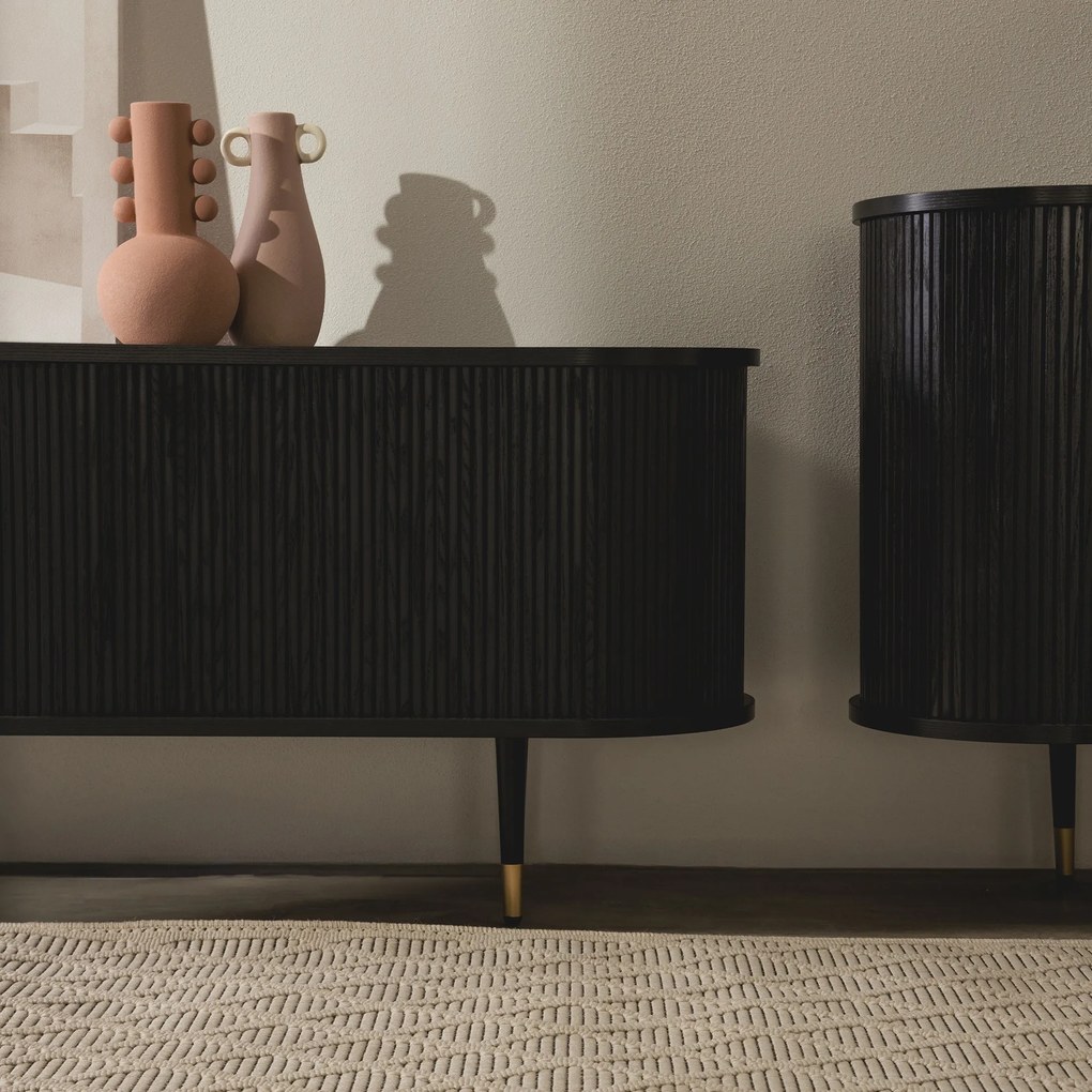 TV stolek Clemente 58 cm černý