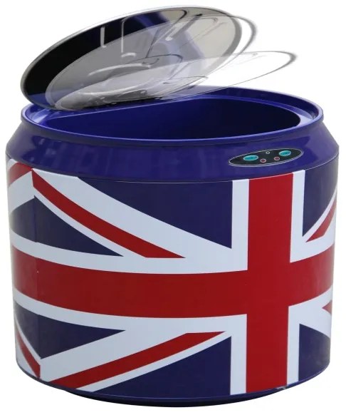 Bezdotykový odpadkový kôš 30l UK vlajka