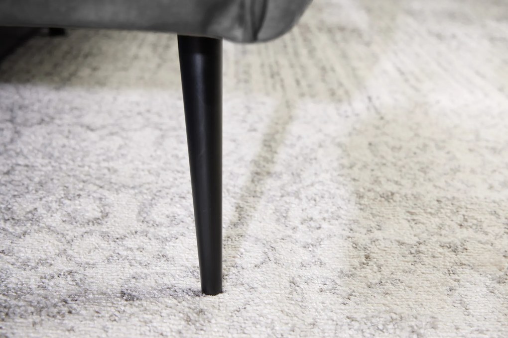 Pohovka NOBLESSE 225 cm zamatovo šedá