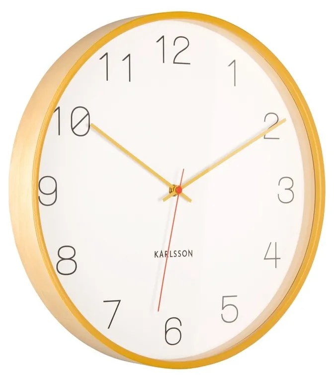 Karlsson 5926YE dizajnové nástenné hodiny 40 cm
